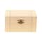 8 Pack: Unfinished Wooden Hinged Box by Make Market®